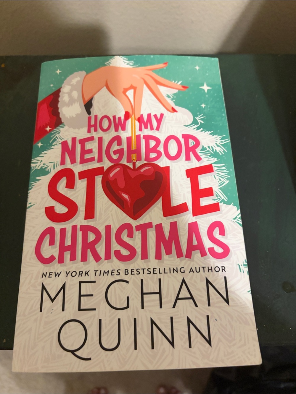 How My Neighbor Stole Christmas - Pink & Red Holiday Paperback book